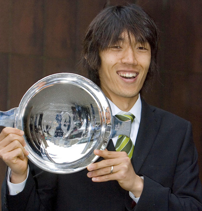 セルティック時代にはリーグMVPに輝いた中村俊輔